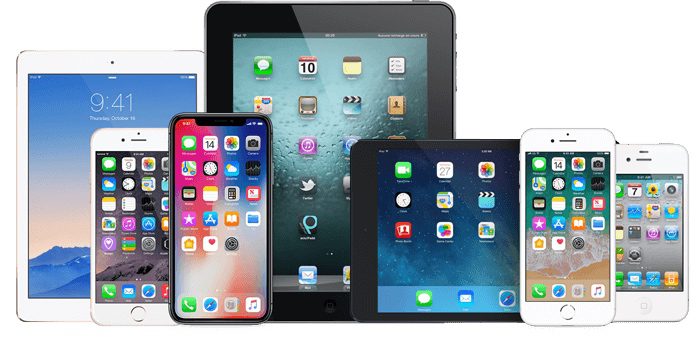 Apple devices by iOS version