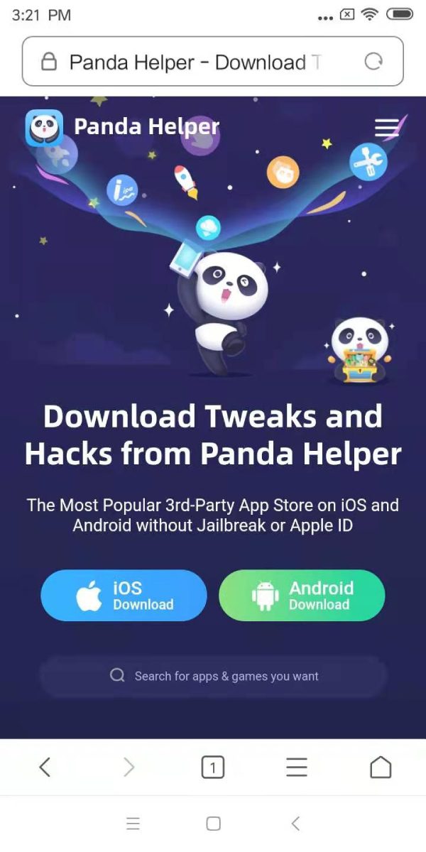 Panda Helper Android Official Website